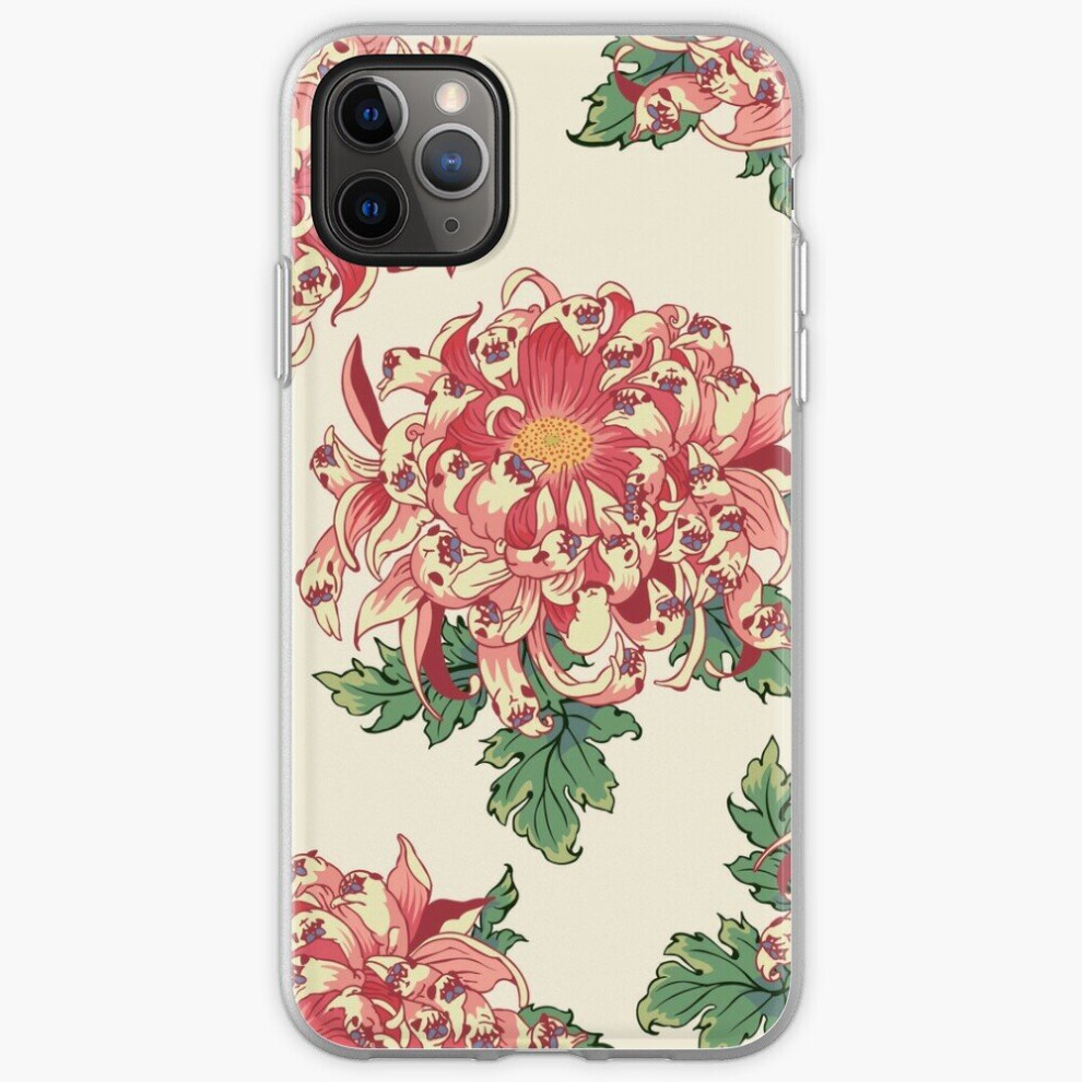 Photos - Case Phone  The Chrysanthemum of Pugs for iPhone Samsung 14 13 12 11 Plus Pro Max Galaxy S23 S22 Ultra Note 20 10