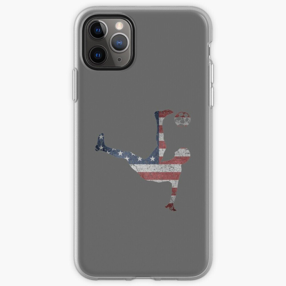 Phone Case Us National Team Bicycle Kick American Flag Soccer For Iphone Samsung 14 13 12 11 Plus Pro Max Galaxy S23 S22 Ultra Note 20 10 8671829725348