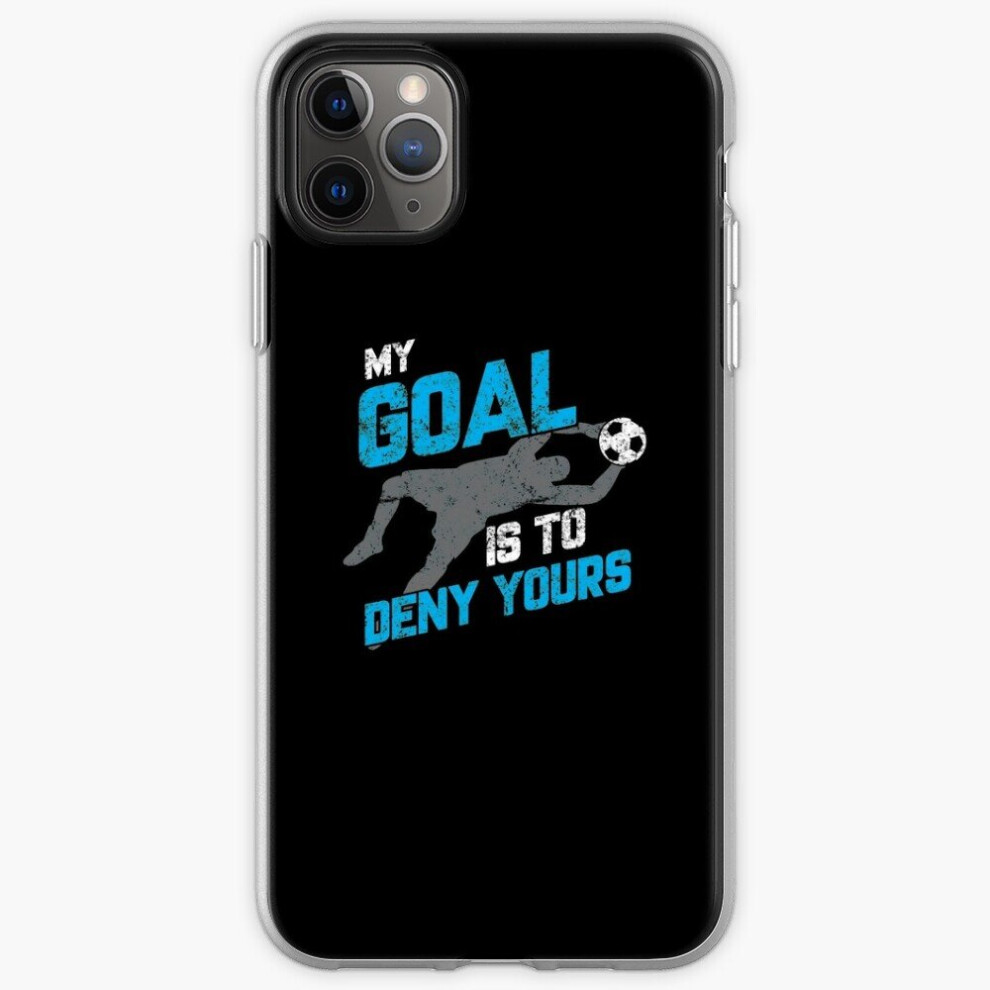Phone Case Vintage My Goal Is To Deny Yours Soccer Goalie For Iphone Samsung 14 13 12 11 Plus Pro Max Galaxy S23 S22 Ultra Note 20 10 8671829722309