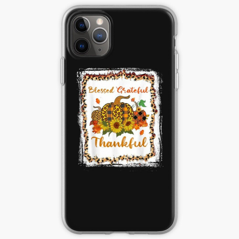 Phone Case Blessed Thankful Grateful Thanksgiving Day Leopard Pumpkin For Iphone Samsung 14 13 12 11 Plus Pro Max Galaxy S23 S22 Ultra Note 20 10 8671829752009