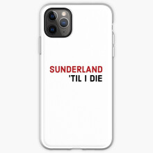 SAFC Sunderland Till I Die Luxury Custom Liquid Silicone Phone Case for iPhone & Samsung - Fits iPhone 14/13/12/11 Pro Max, Galaxy S23/S22/Note 20
