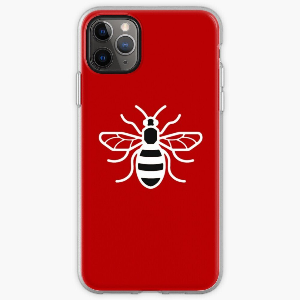 Phone Case Manchester Bee For Iphone Samsung 14 13 12 11 Plus Pro Max Galaxy S23 S22 Ultra Note 20 10 Red 8671829714236