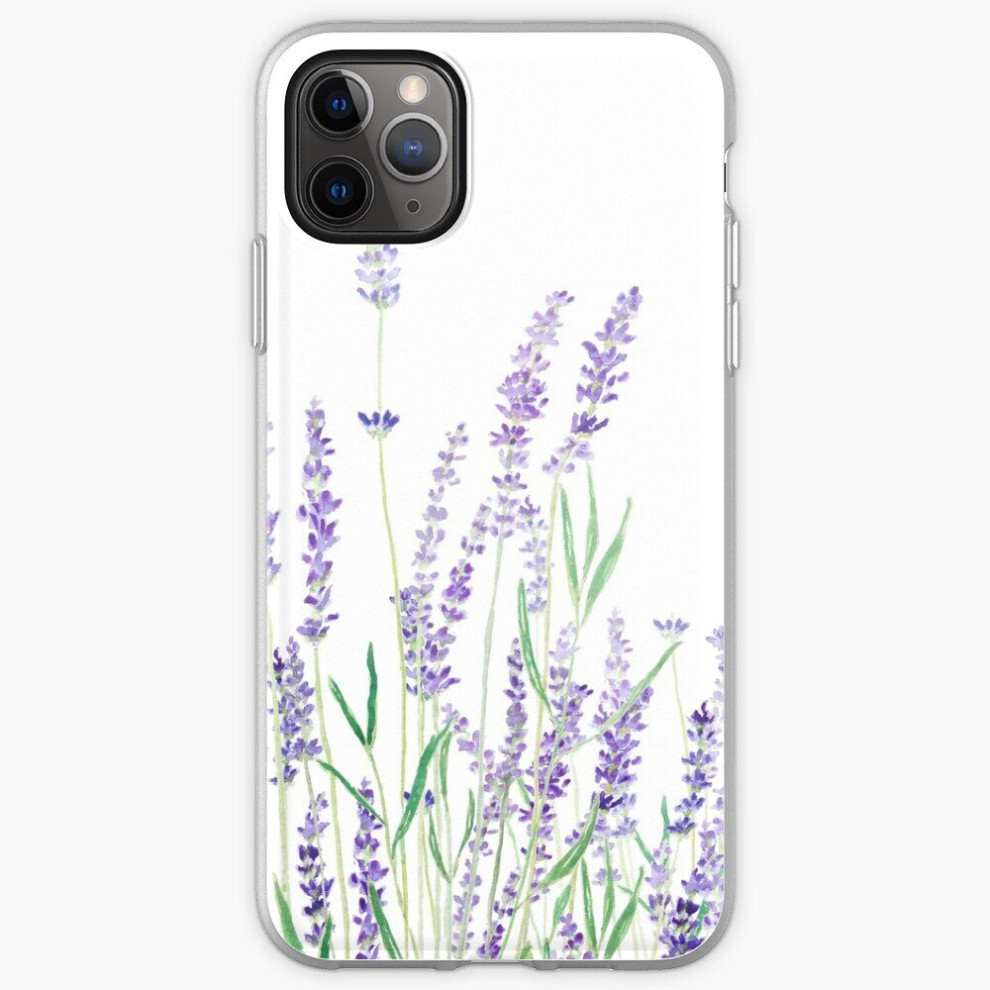 Phone Case Purple Lavender For iPhone Samsung 14 13 12 11 Plus Pro Max Galaxy S23 S22 Ultra Note 20 10