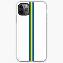 Phone Case Leeds United Football Club Stripe LUFC for iPhone Samsung 14 13 12 11 Plus Pro Max Galaxy S23 S22 Ultra Note 20 10