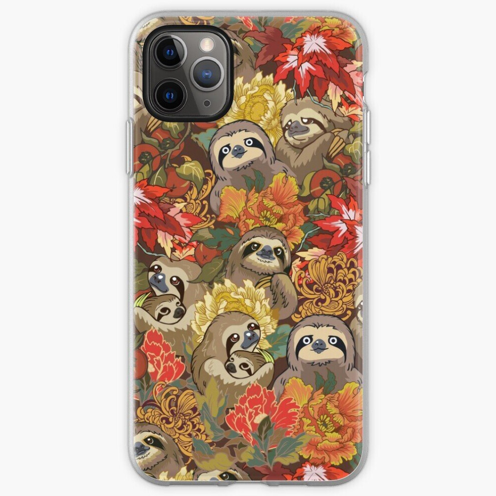 Phone Case Because Sloths Autumn For Iphone Samsung 14 13 12 11 Plus Pro Max Galaxy S23 S22 Ultra Note 20 10 8671829749597
