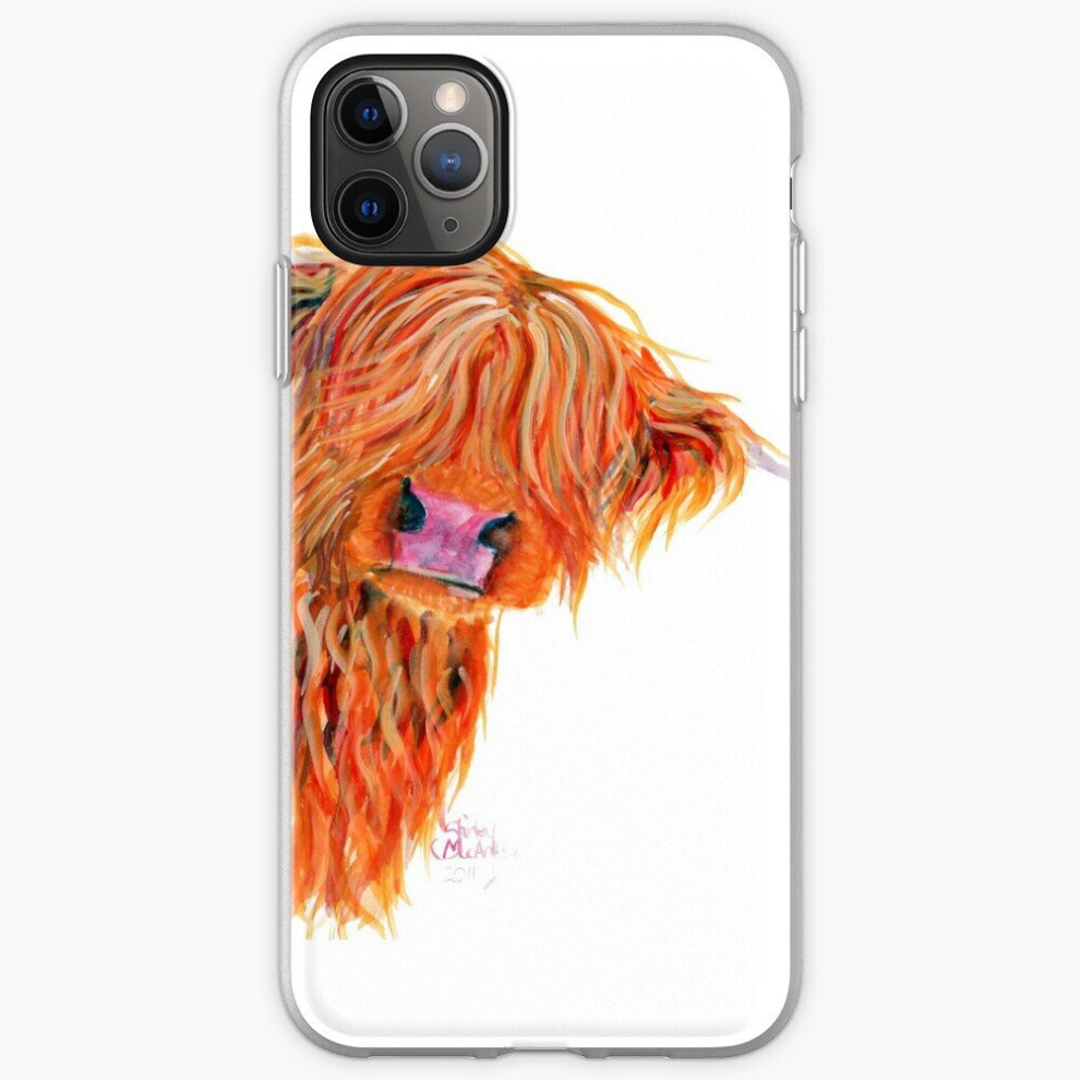 Phone Case Highland Cow 'Peekaboo' By Shirley Macarthur For Iphone Samsung 14 13 12 11 Plus Pro Max Galaxy S23 S22 Ultra Note 20 10 8671829747760