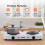 GEEPAS 2000W Electric Portable Kitchen Double Hot Plate, Adjustable Temperature control 2