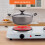 GEEPAS 2000W Electric Portable Kitchen Double Hot Plate, Adjustable Temperature control 5