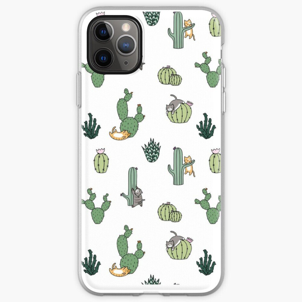 Phone Case Cacti Cats For Iphone Samsung 14 13 12 11 Plus Pro Max Galaxy S23 S22 Ultra Note 20 10 8671829747227