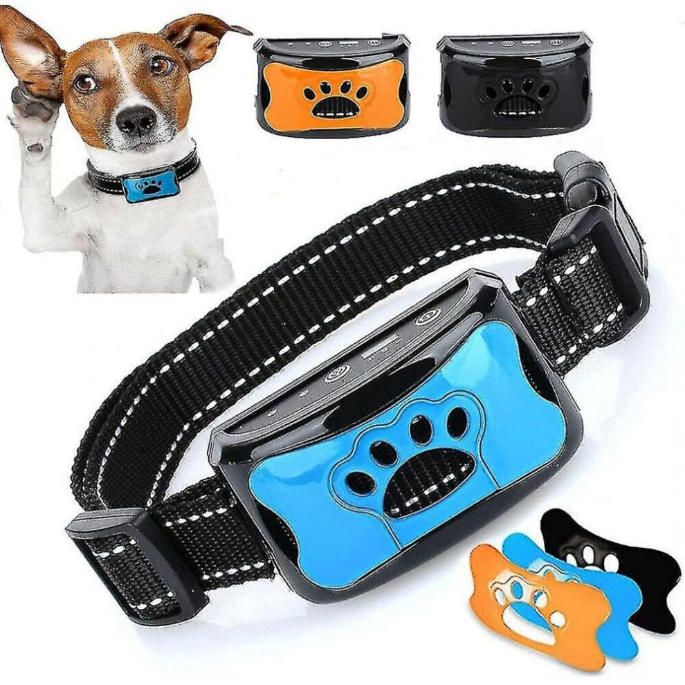 3 In1 Anti Bark Dog Collar Excessive Barking Device Safe Harmless & Humane Anti-bark Training For Small Medium Large Size Breeds