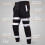 (XL, Black) Mens High Visibility Safe Work Reflective Trousers 5