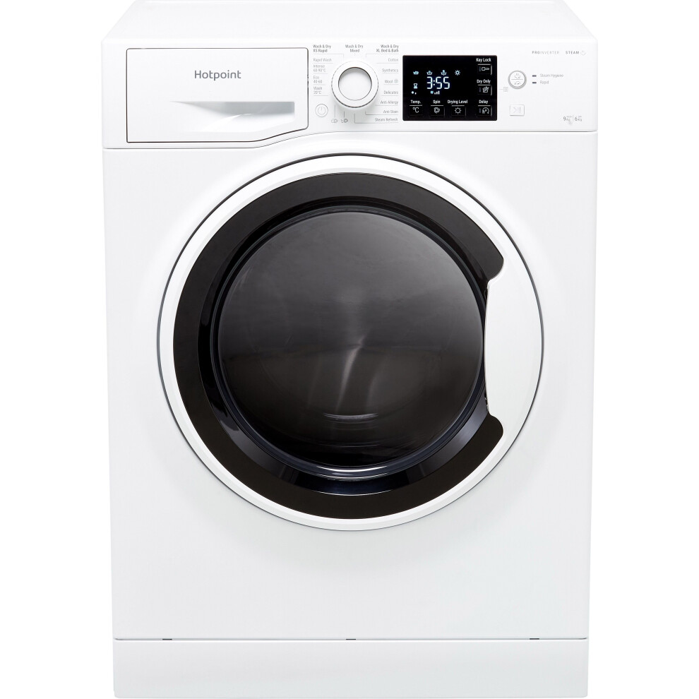 Hotpoint 9Kg / 6Kg Washer Dryer - White - D Rated