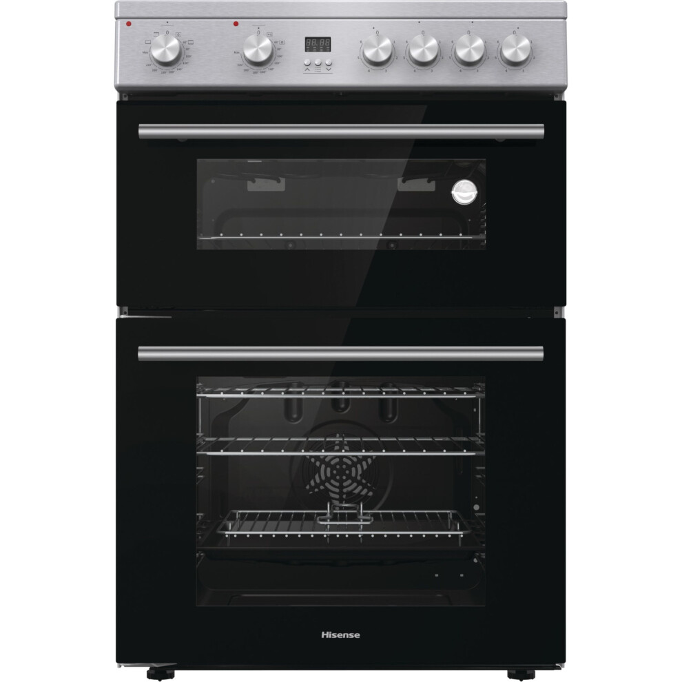 Hisense Electric Cooker with Ceramic Hob - Stainless Steel - A Rated