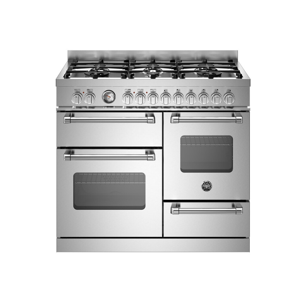 Bertazzoni Master Series Dual Fuel Range Cooker - Stainless Steel - A Rated
