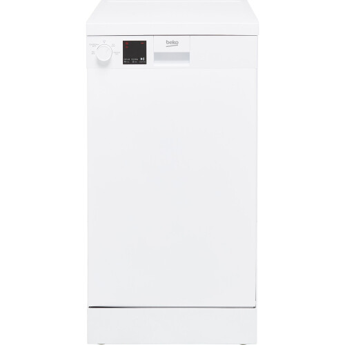 Beko Beko Slimline Dishwasher - White - E Rated | Compact, space-saving dishwasher for smaller kitchens