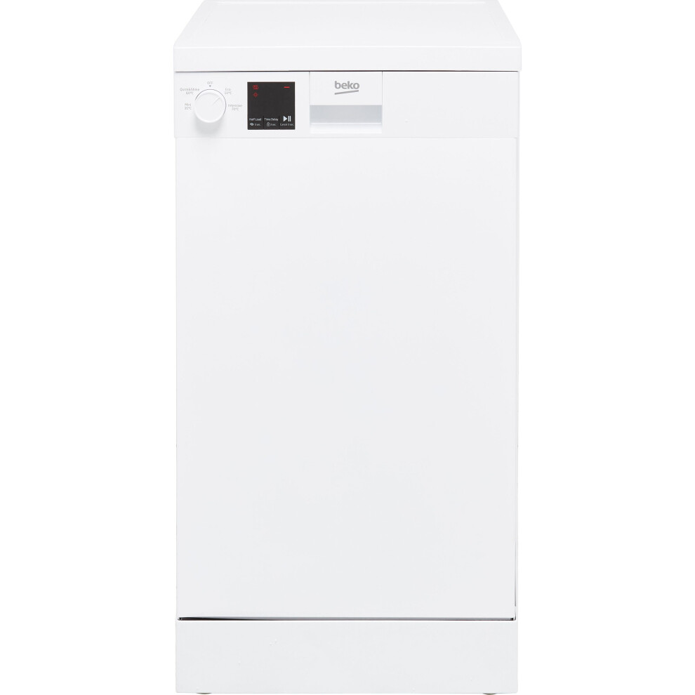 Beko Slimline Dishwasher - White - E Rated
