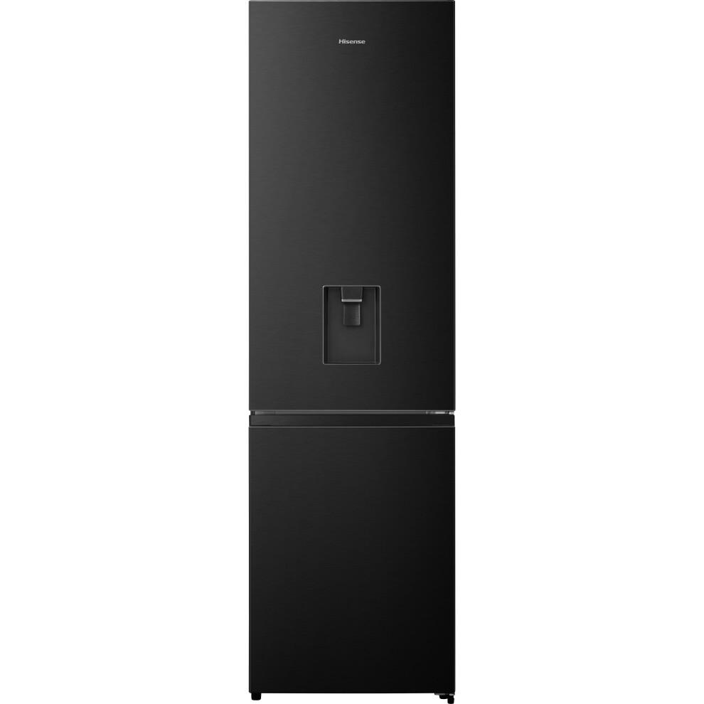 Hisense 70/30 Frost Free Fridge Freezer - Black / Stainless Steel - E Rated