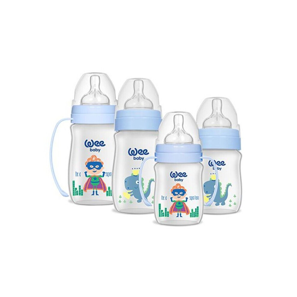 Wee Baby Classic Plus Wide Neck Newborn PP Feeding Bottle Starter
