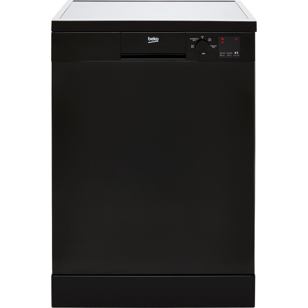 Beko Standard Dishwasher - Black - E Rated