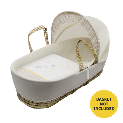 Beautiful Up and Away Moses Basket Bedding Set on OnBuy