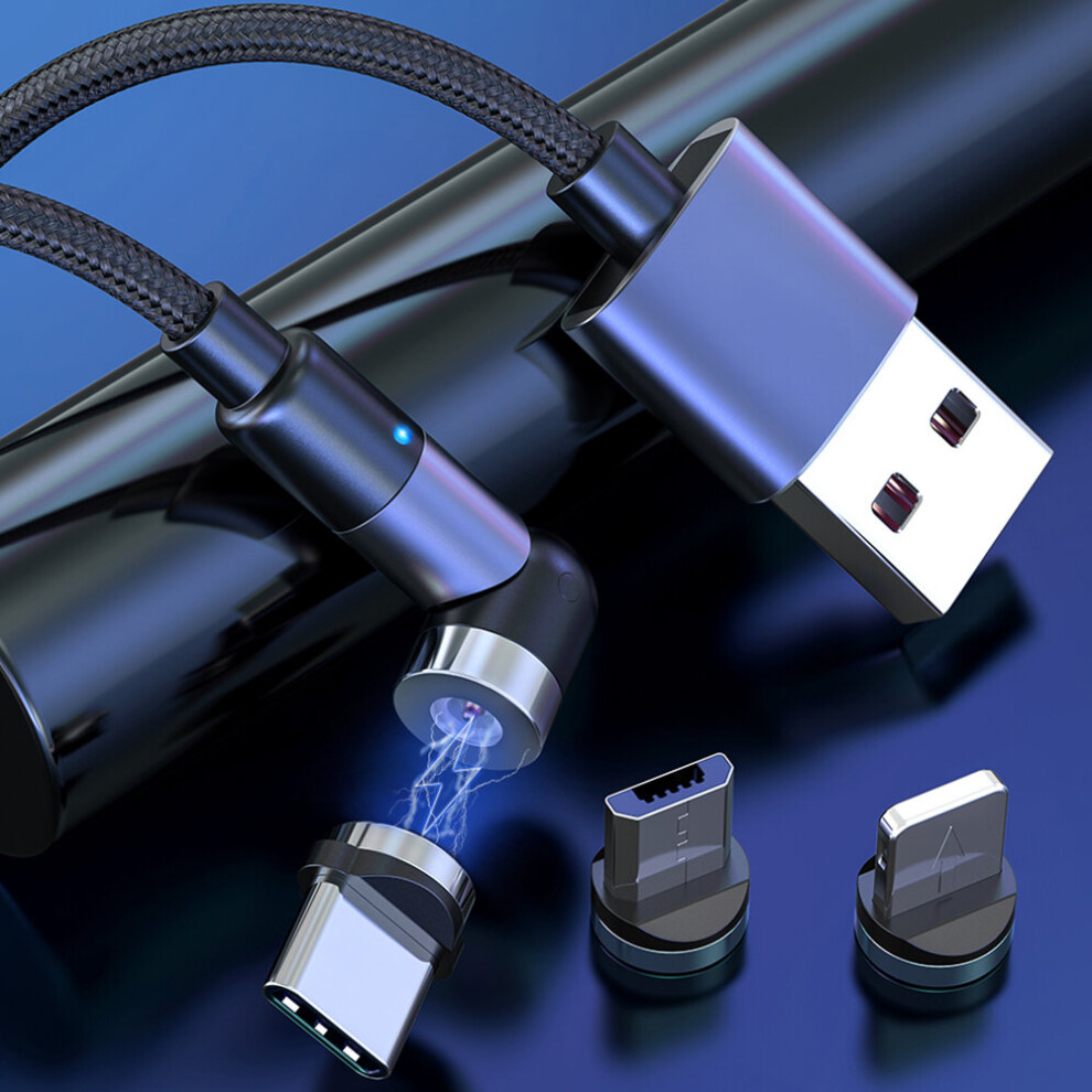 Bakeey Magnetic Data Cable 540 Rotate 2.4A Micro Usb Type C Cord Fast Charging For Huawei P40 Mate 40 Pro Oneplus 8Pro 6906140886969