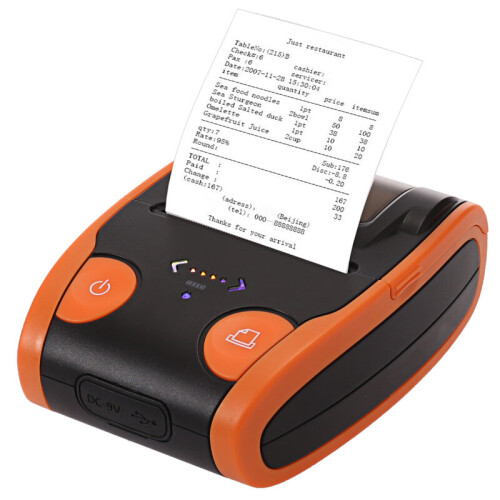 QS 5806 58mm Portable bluetooth Tickets Thermal Printer with Multi Language Support Android IOS System 1