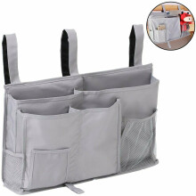 Bedside Oxford Cloth Storage Bag Baby Bed Hanging Bag Large Capacity Storage Bag Holder Students Dormitory
