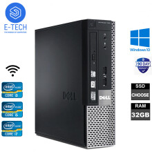 (Intel Core i7 4th Gen, 1TB SSD) Dell Computer Desktop SFF - Intel i7 16GB RAM 1TB SSD W 11 - Refurbished