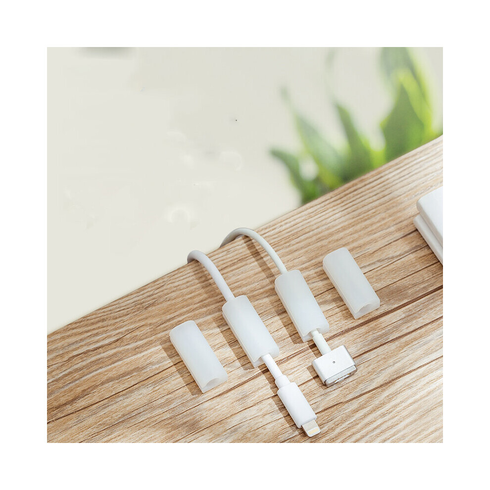 Orico 20Pcs Multifunctional Silicone Cable Winder Earphone Cable Organizer Wire Storage Charger Cable Holder Clips For Mouse Earphone Usb Cable 657348342127