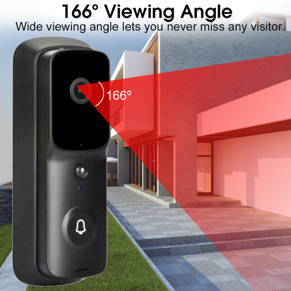 1080P Wireless WiFi Video Doorbell Smart Door Ring Intercom Security Camera Bell