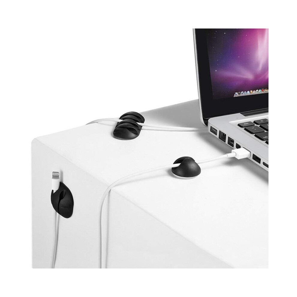 Bakeey 10Pcs Multifunctional Tpr Sticky Earphone Usb Cable Cord Winder Wrap Desktop Cable Organizer Wire Management Holder 6900061577999