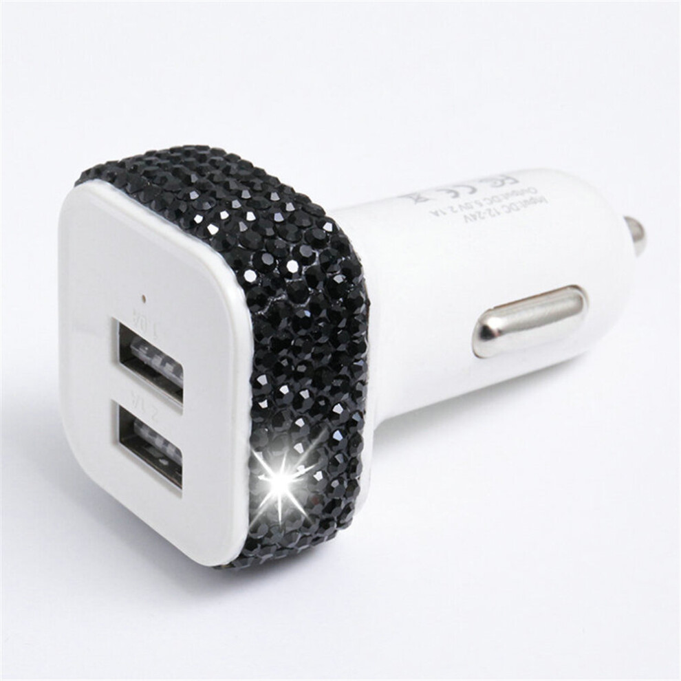 Bakeey 2.1A Led Dual Usb Fast Charging Usb Car Charger Adapter For Iphone 11 Pro Huawei P30 Pro Mate 30 5G 9Pro K20 Pro K30 Light 6900062782811