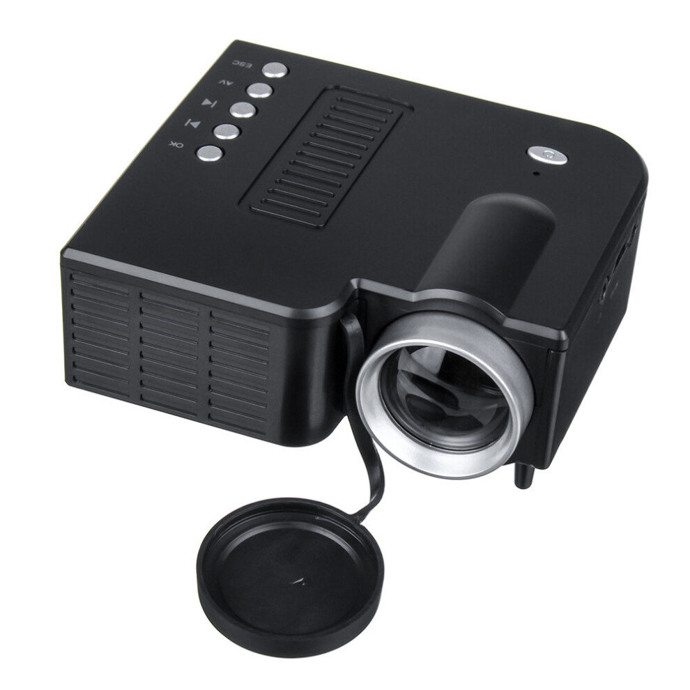 Bakeey Hd Led Projector Mini Home Theater Cinema Hdmi Usb Vga Av Beamer Systems Media Player Dark 732840554473