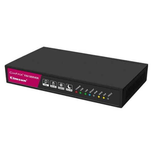 CimFAX Fax Server Network Fax Machine Computer Digital Phone One Machine Standard A5 5 User Printer 1