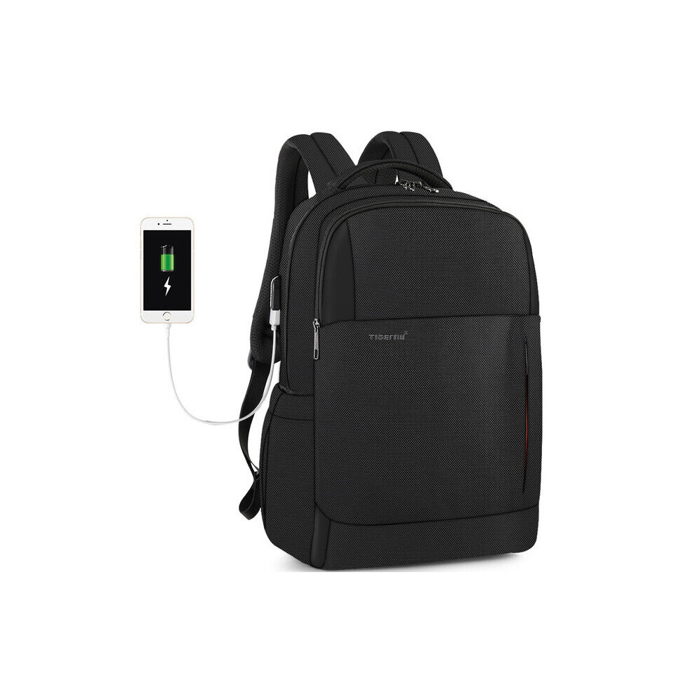 Tigernu 15.6 Inch Laptop Backpack Anti Theft Zipper With Usb Charging Unisex Waterproof Laptop Bag Black/Blue/Green 6970323136646