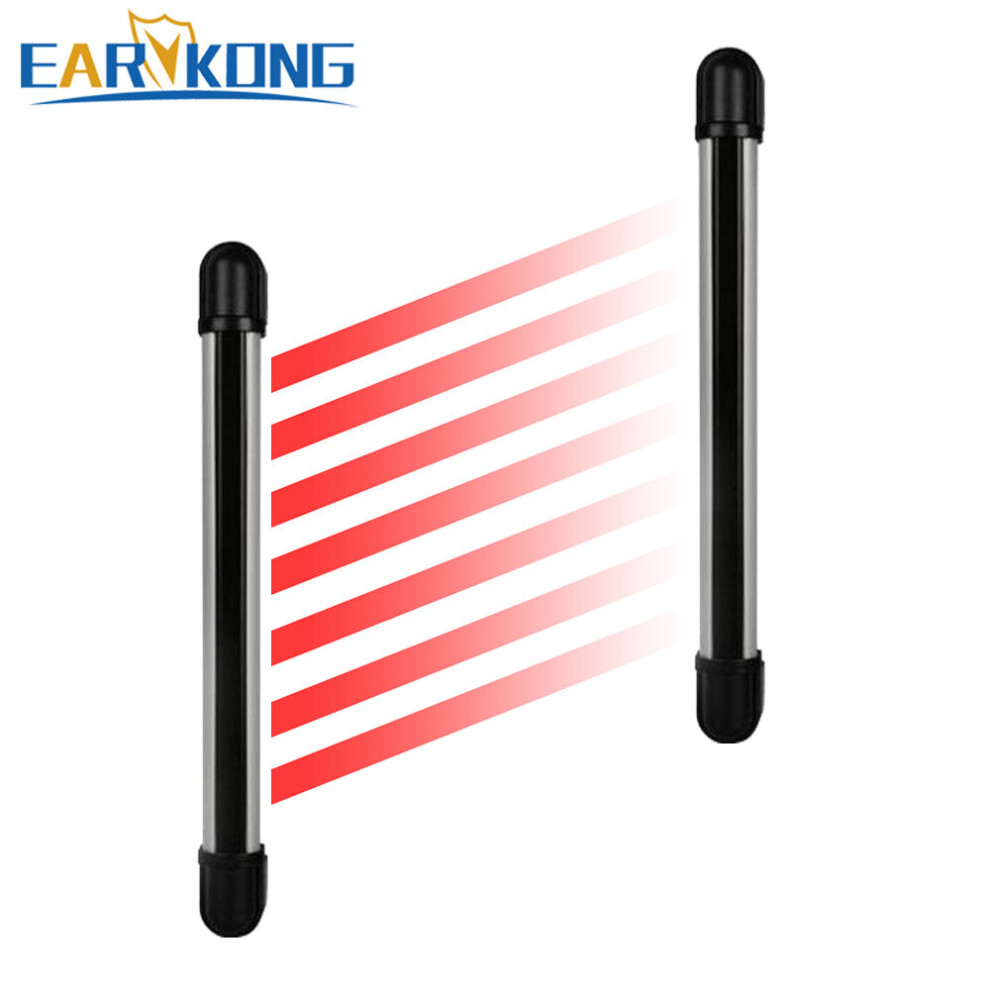 Earykong 433Mhz Pir Infrared Beam Motion Detector For Home Security Gsm Wifi Pstn Alarm System Wired Wireless Beam Sensor 6901250383674