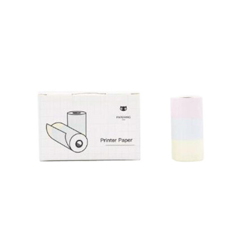 3 Rolls Color Thermal Printer Paper for Paperang Pocket printer 1