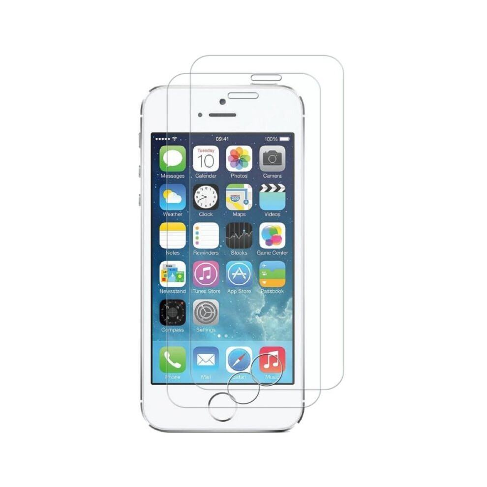 2 Pack Bakeey 0.26Mm 9H Scratch Resistant Tempered Glass Screen Protector For Iphone 5 5S Se 6901249262256