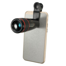 12X Zoom Clip on Phone Telescope Telephoto Camera Lens for iPhone Samsung HTC Smartphone