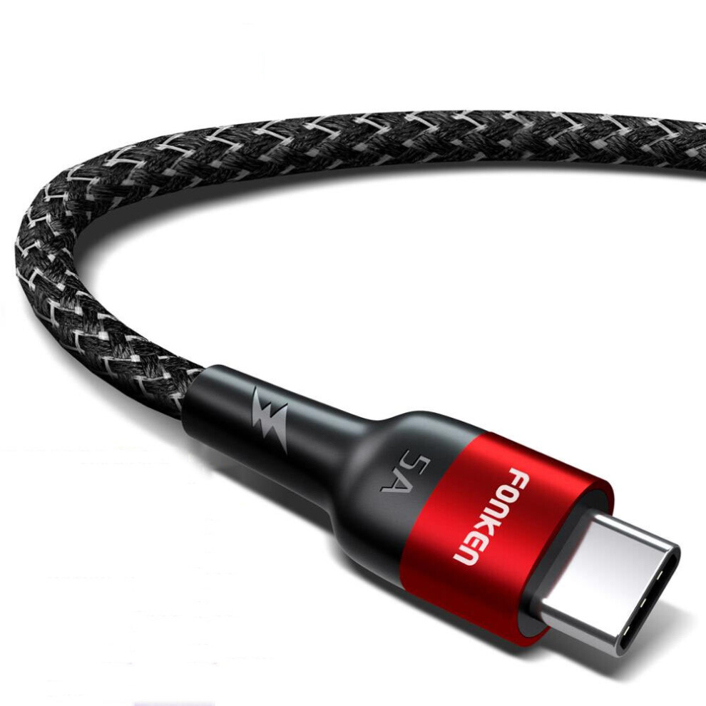 Fonken 40W 5A Type C Super Charging Data Cable For Huawei P30 Mate 20 Pro Xiaomi Mi9 9Pro S10+ Note10 3518363195273