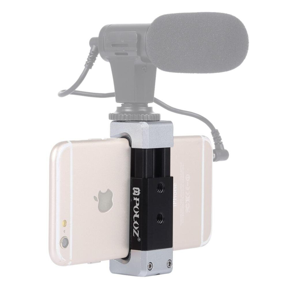 Puluz Pu370 Universal Aluminum Alloy Cold Shoe Photography Phone Holder Clamp Bracket 707867207633
