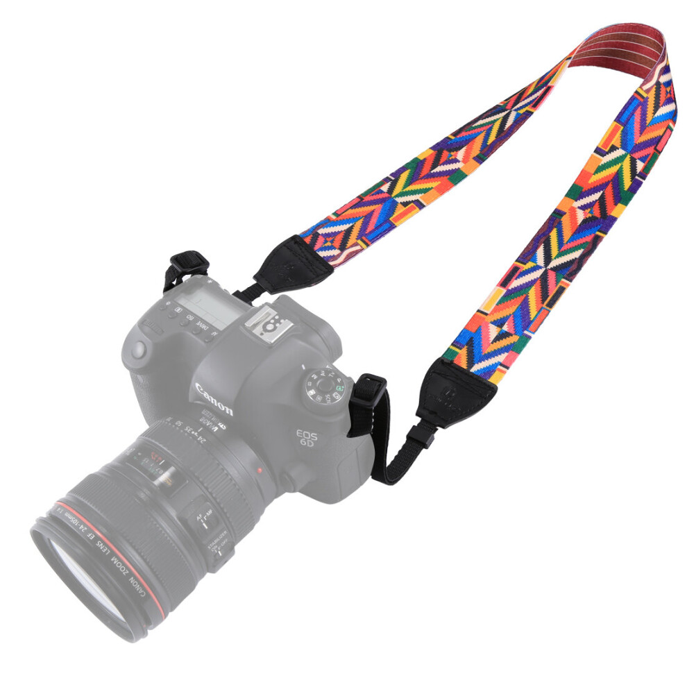 Puluz Pu6008c Retro Ethnic Style Multi Color Series Shoulder Neck Strap For Slr Dslr Cameras 713923438897