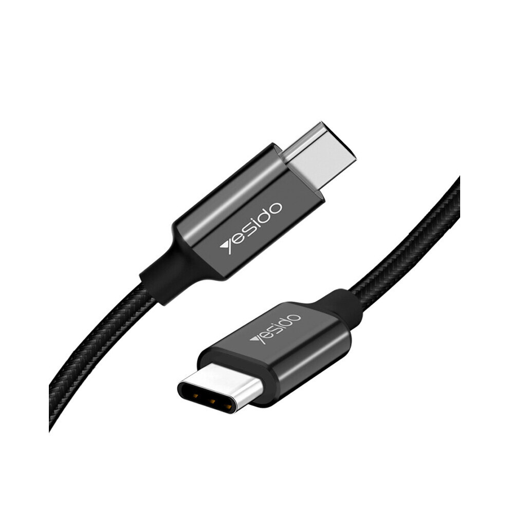 Yesido Ca29 60W Qc3.0 Pd3.0 Usb Type C To Type C Cable With Cable Collector For Samsung S10 S9 S8 Note 9 Fast Charger Data Cable For Macbook Usb C Ca 6906140529736