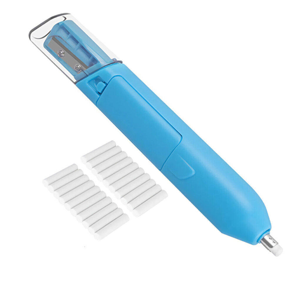 Electric Eraser Portable Manual Pencil Sharpener Battery Operated Eraser With 20 Eraser Refills For Stationery Art Drawing Crafts 702854682035