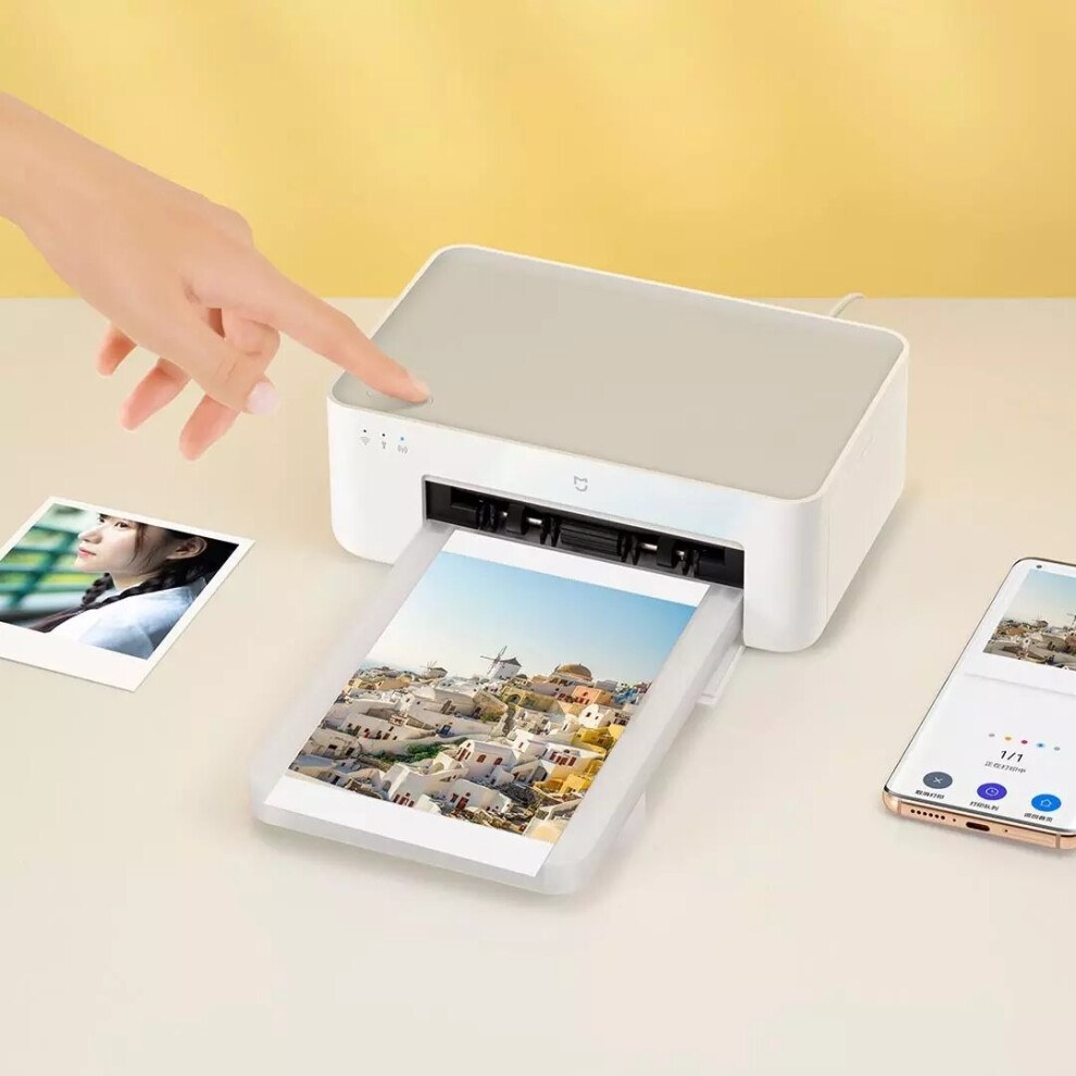 Xiaomi Mijia Photo Printer High Resolution Automatic Laminating Printer Wireless Instant Printing Lightweight Portable Printer 787830196836