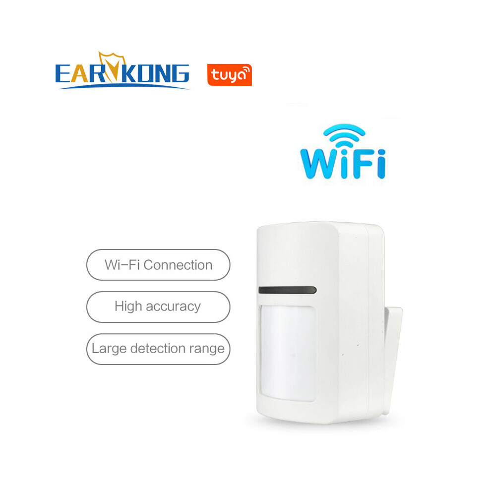 Earykong Smart Wifi Infrared Detectors Wireless Motion Sensor Compatible With Tuya Smart Life App For Alarm System 791337145051