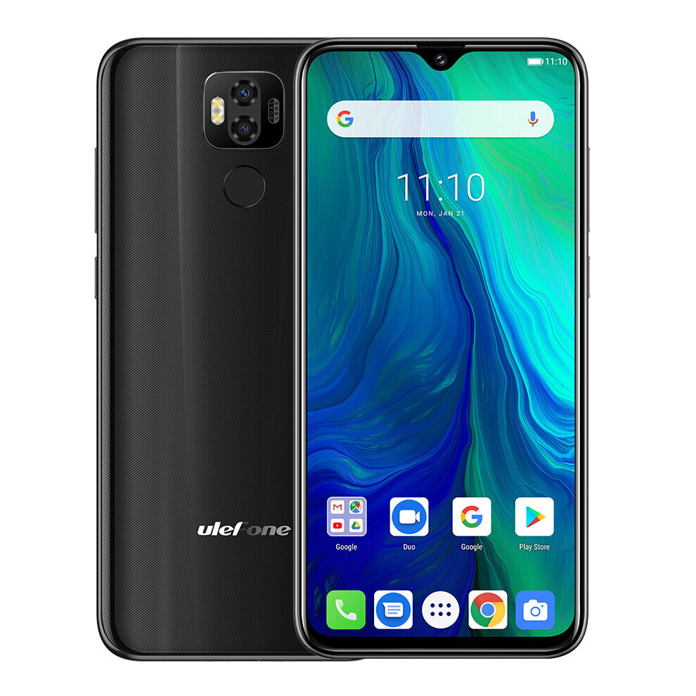 Ulefone Power 6 Global Version 6.3 Inch Fhd+ Nfc 6350Mah 16Mp Dual Rear Camera 4Gb 64Gb Helio P35 Octa Core 4G Smartphone 6937748733119