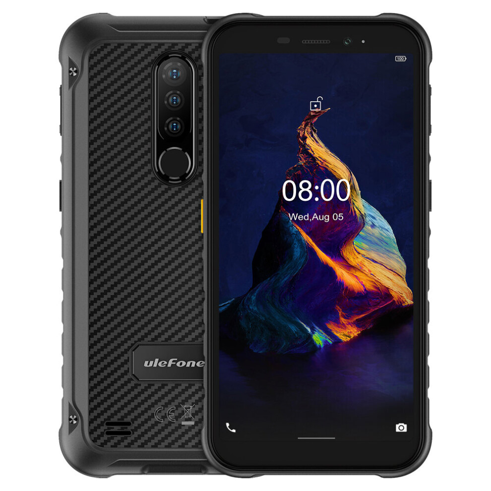 Ulefone Armor X8 Ip68 Ip69k Waterproof 5.7 Inch 4Gb 64Gb 13Mp Triple Rear Camera Nfc 5080Mah Mt6762 Octa Core 4G Rugged Smartphone 6900762519403