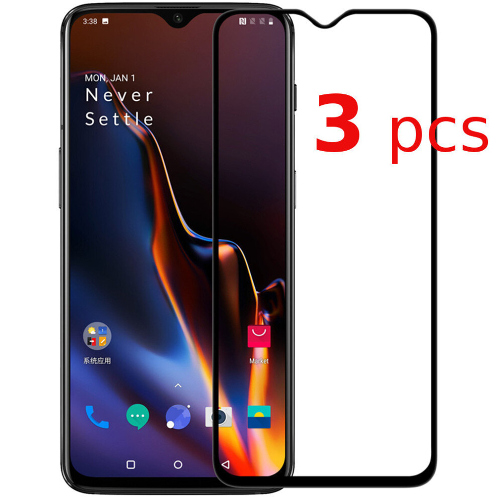 3 Pcs Bakeey 9H Anti Explosion Full Coverage Tempered Glass Screen Protector For Oneplus 7 Oneplus 6T 6901249581487