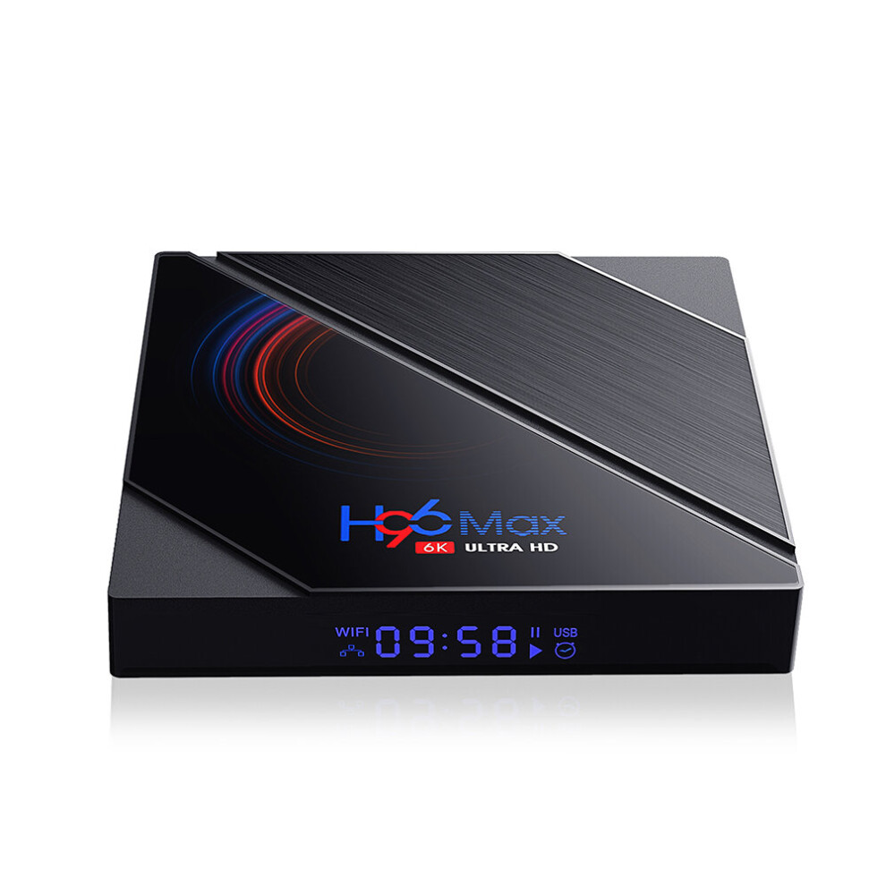 H96 Max H616 4Gb Ram 64Gb Rom 5G Wifi Bluetooth 4.0 Android 10.0 4K 6K Uhd 3D Stereoscopic Vp9 H.265 Tv Box Support Google Assistant 4K Youtube Hd Ne 3518363283949